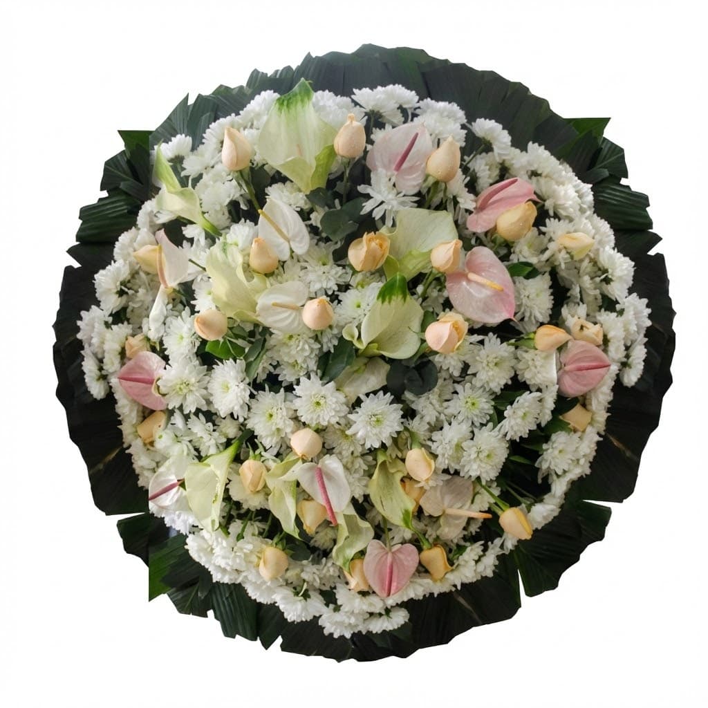 Coroa de Flores Elegante -09