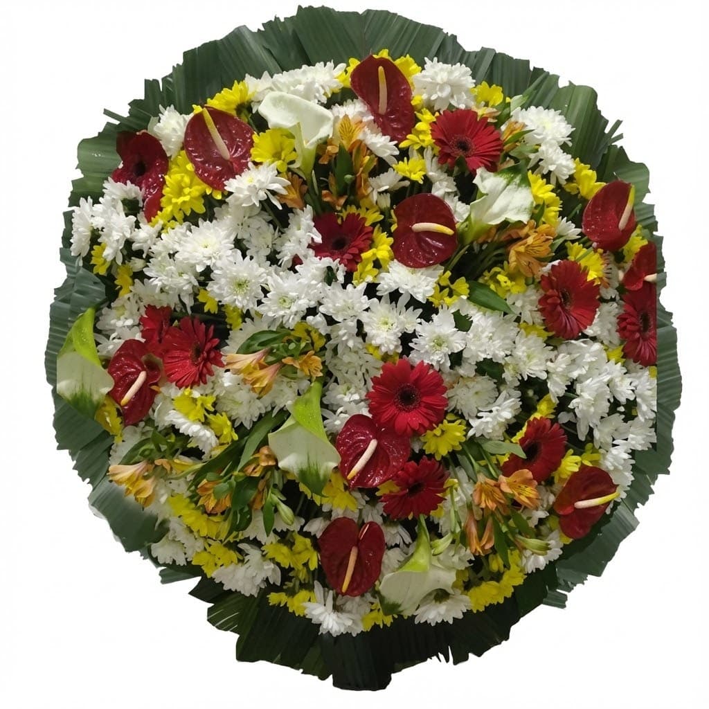 Coroa de Flores Elegante -10