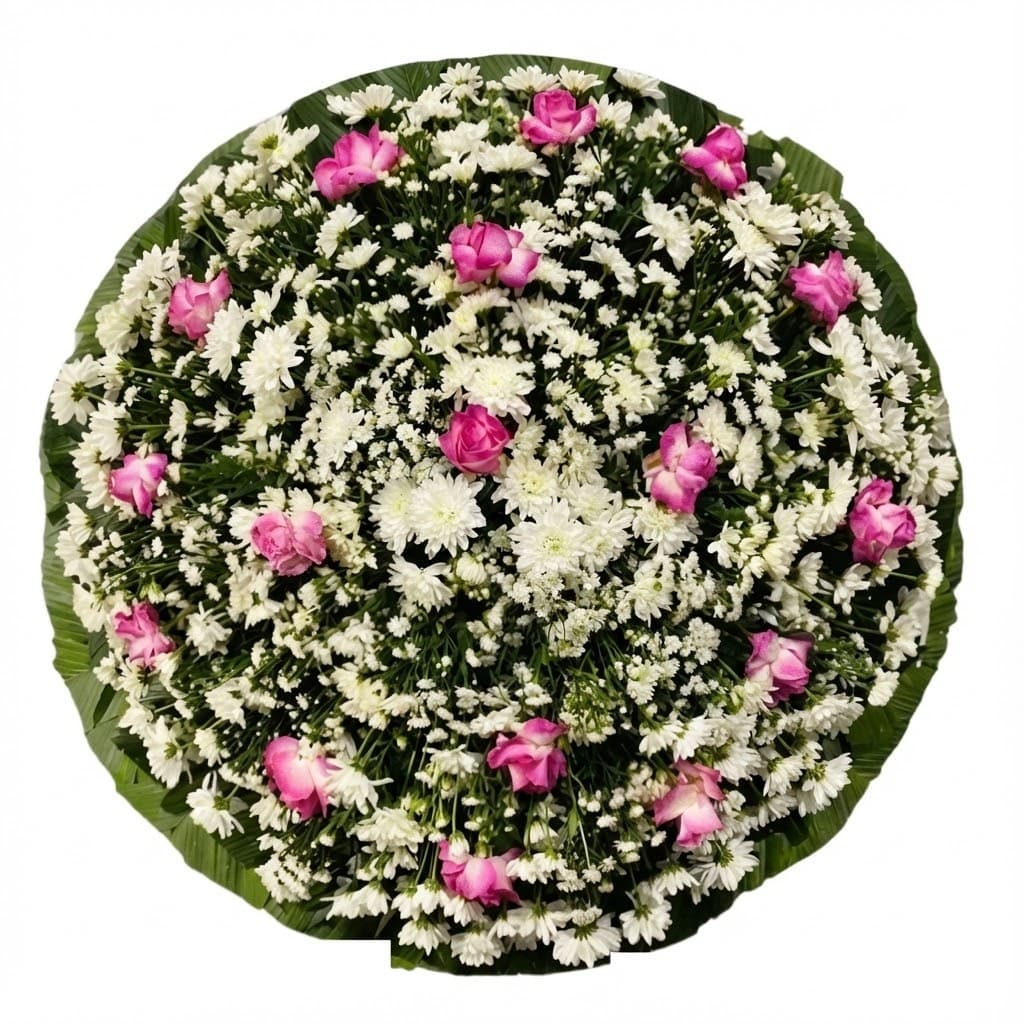 Coroa de Flores Elegante -19